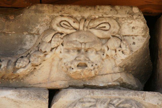 Detail from the Colonnade of the Portico of Tiberius in Aphrodisias